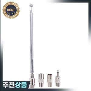로드 안테나 3.5mm 어댑터 FM 라디오 교체 텔레스코픽 나사 유형 수 플러그 커넥터 AV 스테레오 수신기-Cab