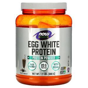 NOW Foods  스포츠 계란 흰자 단백질 크리미 초콜릿 프로틴 보충제 680g