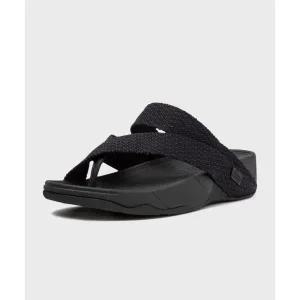 핏플랍 FITFLOP 남성 슬링 위브 토포스트 쪼리 Black Blue 188262