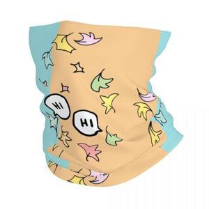 맞춤형 하트 스토퍼 Hi Bandana 넥 워머 남녀공용 겨울 스키 튜브 각반 로맨틱 코미디 영화 페이스 커버
