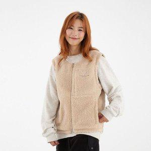 [울프라운치] 플리스 리버시블 양면 우븐 플리스 조끼