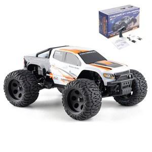 BEEZRC FMS 1/24 RC 몬스터 트럭 콜로라도 FMT24 고속 드리프트 카 라이선스 쉐보레 오프로드 RTR 전기 취미 라디오 제어 4x4 방수 리모컨 성인용 (흰색) ...