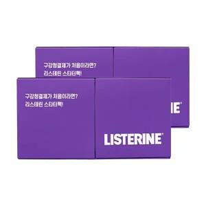 리스테린 스타터팩 100ml, 6입, 1개 + 증정(그린티 마일드 100ml, 1개 )