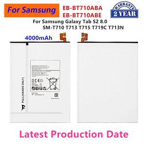 호환 새로운 태블릿 EB-BT710ABA 탭 T715 S2 4000mAh T719C 용 8 0 갤럭시 T713 EB-BT710ABE 삼성 T713N 배터리 SM-T710