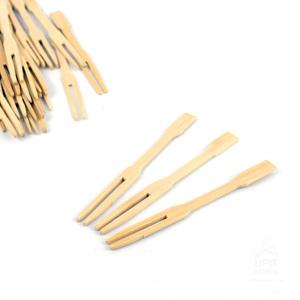 일회용 원목 포크 시식용 야외 피크닉 야유회 다과