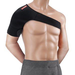 어깨보호대 조절형한쪽 아대 형대 압박 스포츠 운동용 검정 초경령 네오프랜