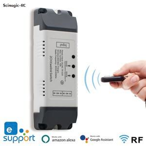eWelink WiFi 스마트 홈 2채널 모터 정방향 스위치 USB 5V DC 12V 릴레이, Alexa 원격 제어