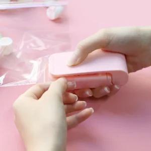 휴대용 다용도 간편 비닐 접착기 과자 밀봉 실링기/접착/포장기/밀봉기/약봉투/봉합/미니/수동/접찹기