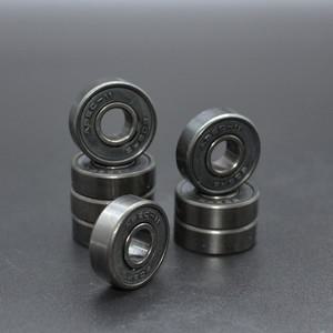 블랙 고속 볼 베어링 하이브리드 세라믹 스케이트보드 휠 스틸 ABEC-11 608RS 8x22x7mm 8 개
