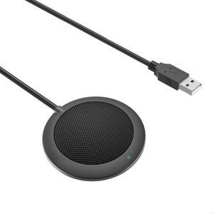62KB USB 노트북 PC 음성 채팅을위한 회의를위한 전방 방향 응축기 마이크