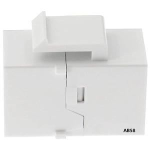 이더넷 키스톤 커플러 100팩 Cat6 RJ45 잭 인라인 암 커넥터