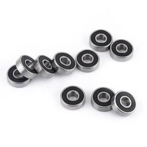 스케이트보드, 인라인 스케이트, 스쿠터용 10 PCS 608-2RS 볼 베어링 딥 미니 8mm x 22mm 7mm 고무 밀봉