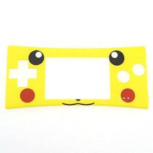 EaJ GBM용 엑스트라 탑 페이스플레이트 교체 쉘 PKQ 페이스 Gameboy 핸드헬드 게임 콘솔용 노란색 PKM 에디션 전면 커버 플레이트 스크린 프로텍터 액세서리 출시
