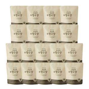 토담골 생청국장 국내산 콩 청국장 시골 청국장찌개 재래식 자연 발효 옛날 생 청국장 1세트(18팩)