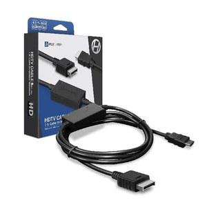 PS1/PS2용 Hyperkin HDTV 케이블 - playstation 호환용1 및 2용 레트로 게이밍 HDMI 어댑터(팻 앤 슬림) 모던 HDTV에서 720p로 클래식 게임을 플러그 플레이 클리어 비디오 오디오 구성 요소 지원