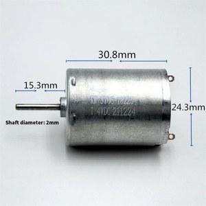 미니 24MM RK 고속 모델 9V 12V 자동차 370 18225 4V 3V 370C 보트 브러쉬 카본 6V 8000 토크 모터
