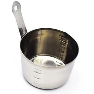 국산 스텐 계량컵 제빵 비커 용량컵 200ml 숏/가게/키즈/어린이/아동/유아/유치원/선물/세트/카페/빵집