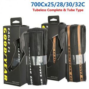 통타이어 GOODYEAR Eagle F1 로드 바이크 타이어 튜브리스 튜브 700x5 28 30 32C 자전거 접이식 펑크 방지 자갈 사이클링 부품