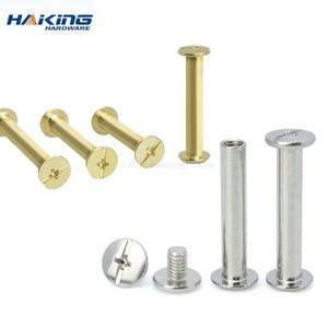 2/10pcs M5x5-150mm 황금 실버 가죽 가방 벨트  스크랩북 앨범 책 포스트 바인딩 나사 시카고 네일 리벳 볼