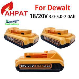 NEW 20V 3-7.0Ah DCB203 Battery for DeWalt 18v 20V Max Lithium Ion Battery DCB204 DCB205 DCB206 Power