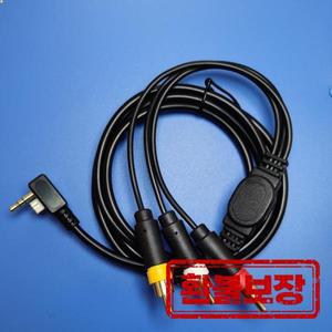 블랙 오디오 케이블 코드 AV PSP 2000