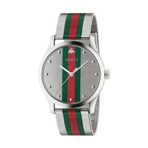 [구찌] YA126284 G타임리스 남성 메탈 쿼츠 42mm