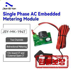 JSY-MK-194T 양방향 에너지 미터는 단일 상호 인덕턴스 지원합니다. OEM 전력 모니터 소형 디지털 전압계