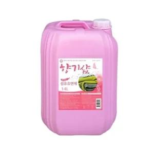 향기샵 핑크로즈14L 빨래방 사우나 섬유유연제 핑크로즈 빨래 물비누 헬스장 모텔 호텔