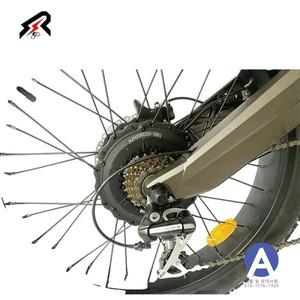 듀얼 전기 드라이브 1000W  2 접이식 Ebike 산악 팻 타이어 인치 풀 서스펜션 자전거