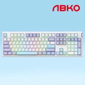  앱코 A108K 3모드 퀵스압 유무선 기계식 키보드 블루 맘모스축 리니어