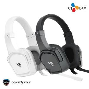 CJ ENM OGN-H5 게이밍 헤드셋/유선/어학용/삼성/마이크/USB/컴퓨터/게임/게임용/해드셋/PC/헤드폰/71/채널