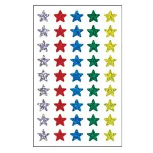 별 스티커 315-5 13x14mm 4매 5색혼합 홀로그램 하트스티커 분류라벨 별스티커