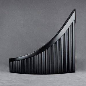 C키 목관 악기 대나무 스트립 초보자용 25 가방 우디 팬플루트 공연 샤쿠하치
