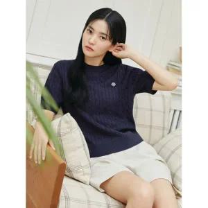 매장정품 폴햄 POLHAM 여성) 원더쿨 케이블 반팔 니트_PHF2ER2430 PHF2ER2430 173348
