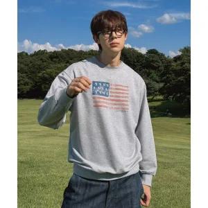 매장정품 후아유 WHO.A.U American Flag Sweatshirt WHMWF4T01U 136930