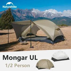 네이처하이크 Mongar 2 UL 텐트 캠핑 1 2인 야외 여행 15D 방수 초경량 배낭 보호소 하이킹 몽가2 ul natur