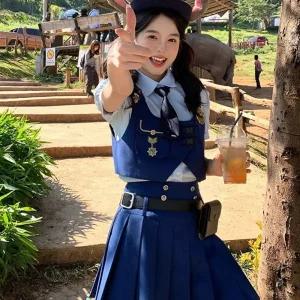 주토피아 주디 코스튬 토끼 세트 할로윈 코스프레 졸업사진
