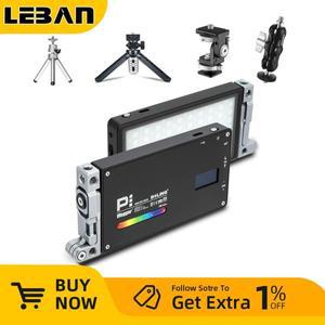 볼링 BL-P1 RGB 2500K-8500K 밝기 조절 풀 컬러 LED 비디오 조명 사진 DSLR 카메라 브이로그 라이브용