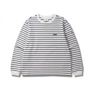 지프 여성용스트라이프 긴팔티셔츠JQ2TSF037 718934