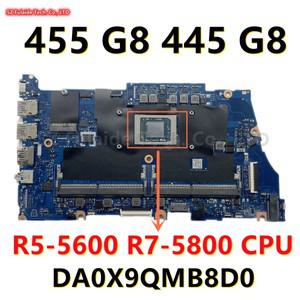 DA0X9QMB8D0 HP Probook 455 G8 노트북 마더보드 R3-5400 CPU UMA M47402-601