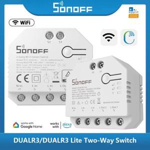 SONOFF DUAL R3 2구 듀얼 릴레이 모듈 DIY Wi-Fi 미니 스마트 스위치 전력 측정 제어 (eWeLink, Alexa, Goo