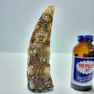호박 관세음 입상 높이21cm무게232g 단초마을 골동품/수집품/도자기
