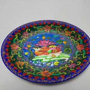 명대 칠보 오체 연꽃문 환 접시 지름21cm무게380g 단초마을 골동품/수집품/도자기
