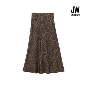 제이슨우 25FW Sena 레오파드 새틴 스커트 1종 (1 COLORS)