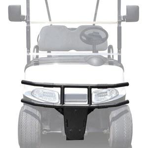 SLORIMOD EZGO RXV 골프 카트 2008-2015용 전면 브러시 가드, EZ-GO 2008-2015 액세서리용 복합 블랙 파우더 코팅 스틸 범퍼 가드