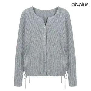 [ab.plus] 사이드 셔링 스트링 가디건 (LSZ4MY32A)