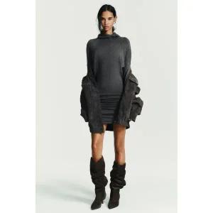 ZARA 셀럽픽 키튼 스웨이드 부츠 - 브라운 3009610700 90162