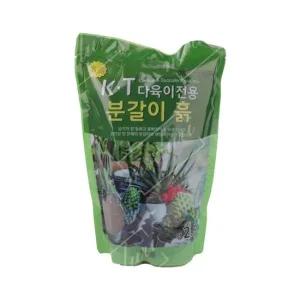 KT다육이 전용 분갈이 흙 2.5L 분갈이용흙 화분분갈이 다육이흙 다육이전용흙 다육이분갈이 다육이화분