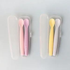 실리콘이유식스푼세트 아기숟가락 유아 초기수저 중기