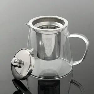 다향 내열 유리 티포트 차주전자 차우리기 티팟 450ml 티폿 유리포트 티주전자 차우림 찻주전자